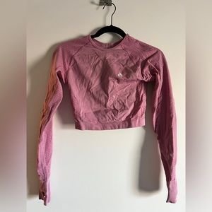 Ryderwear Active Long Sleeve Crop with Thumb Holes